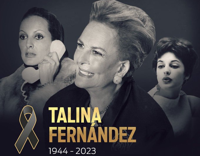 Muere Talina Fernández, presentadora mexicana, a los 78 años tras meses de lucha contra la leucemia