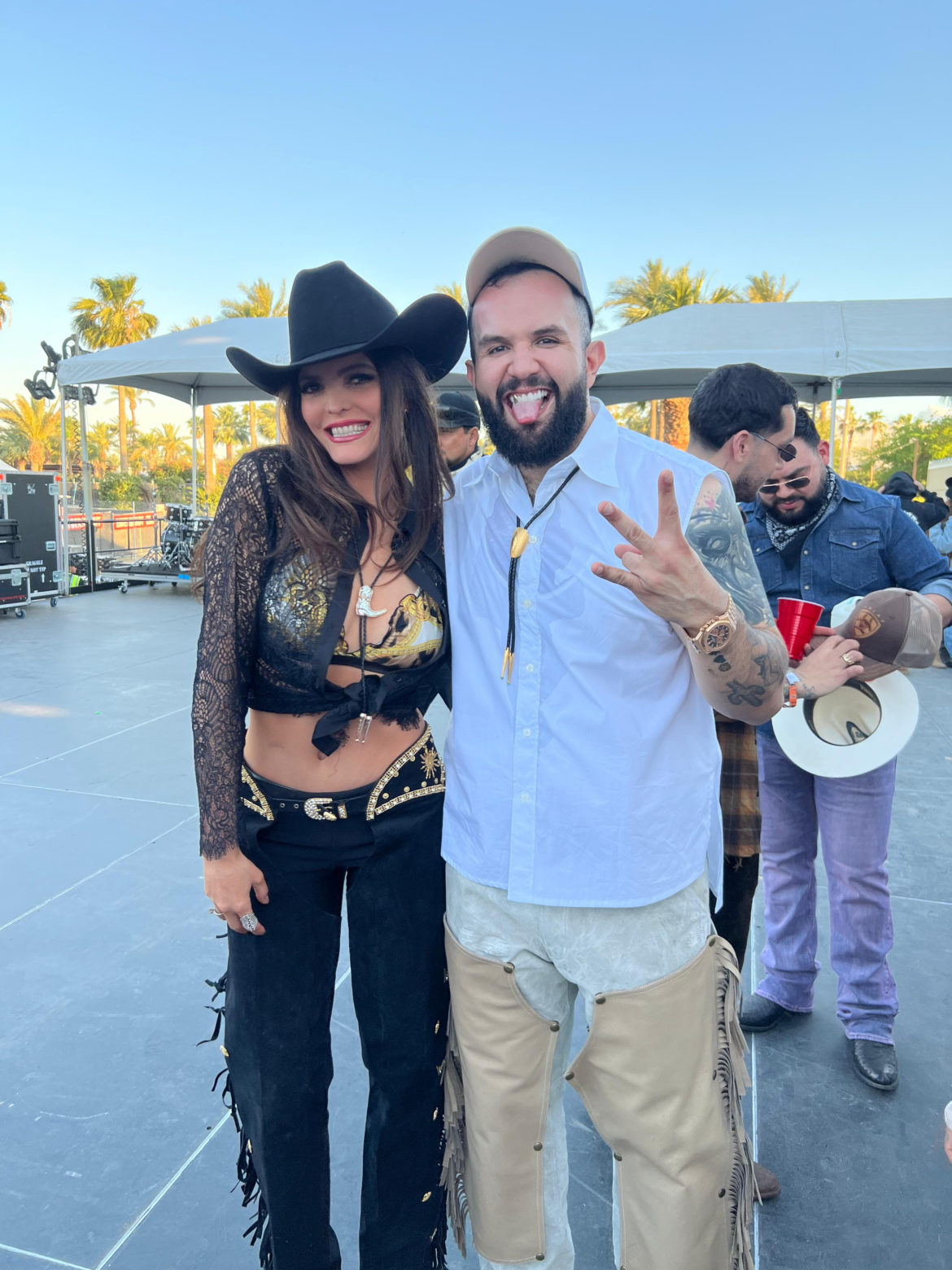 Ana Bárbara, la Reina Grupera, se une a Carin León en un histórico encuentro en Stagecoach