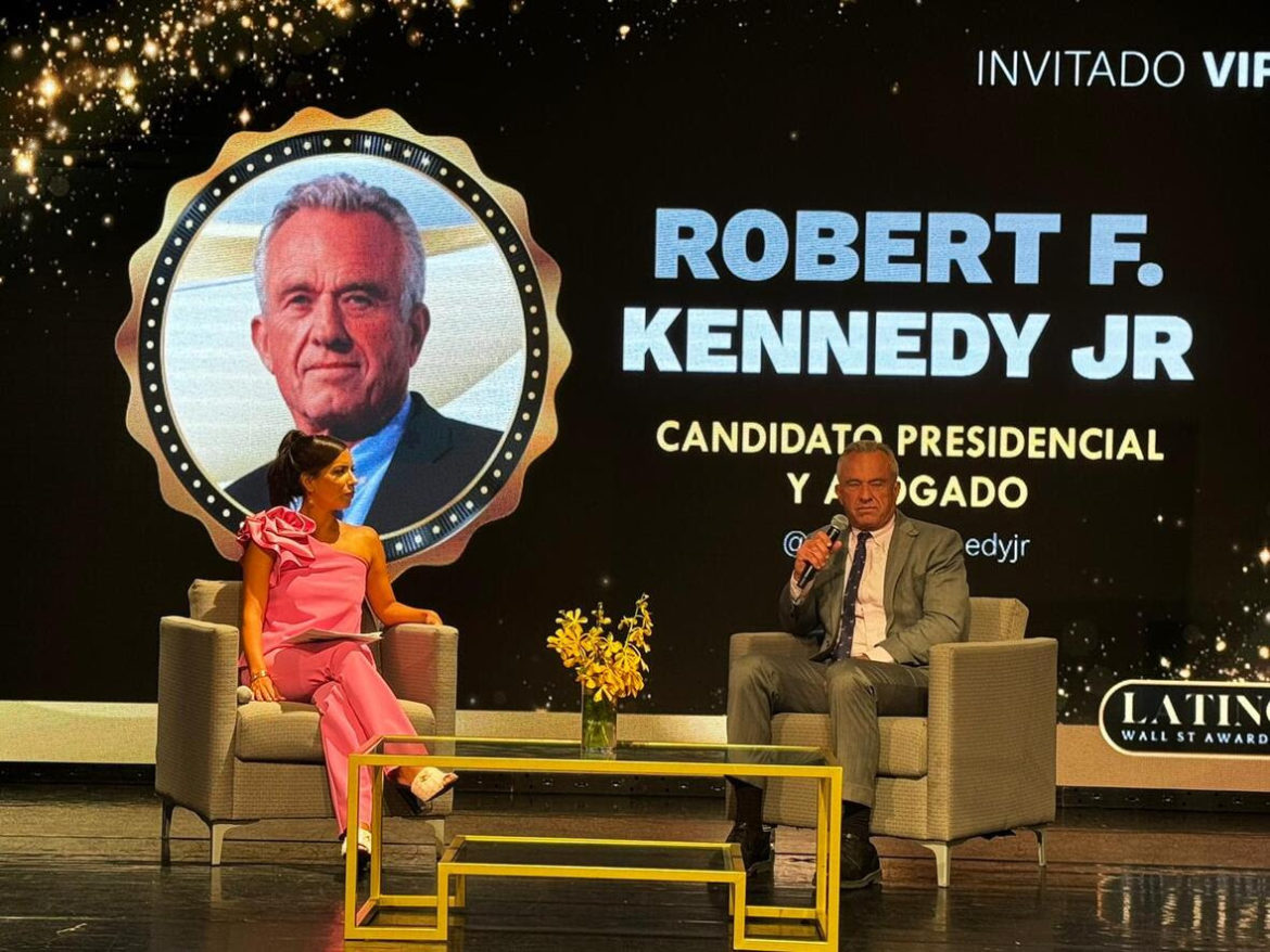 ROBERT F. KENNEDY JR. Y GABRIELA BERROSPI EMPODERAN FINANCIERAMENTE EN LATINO WALL STREET AWARDS 2024