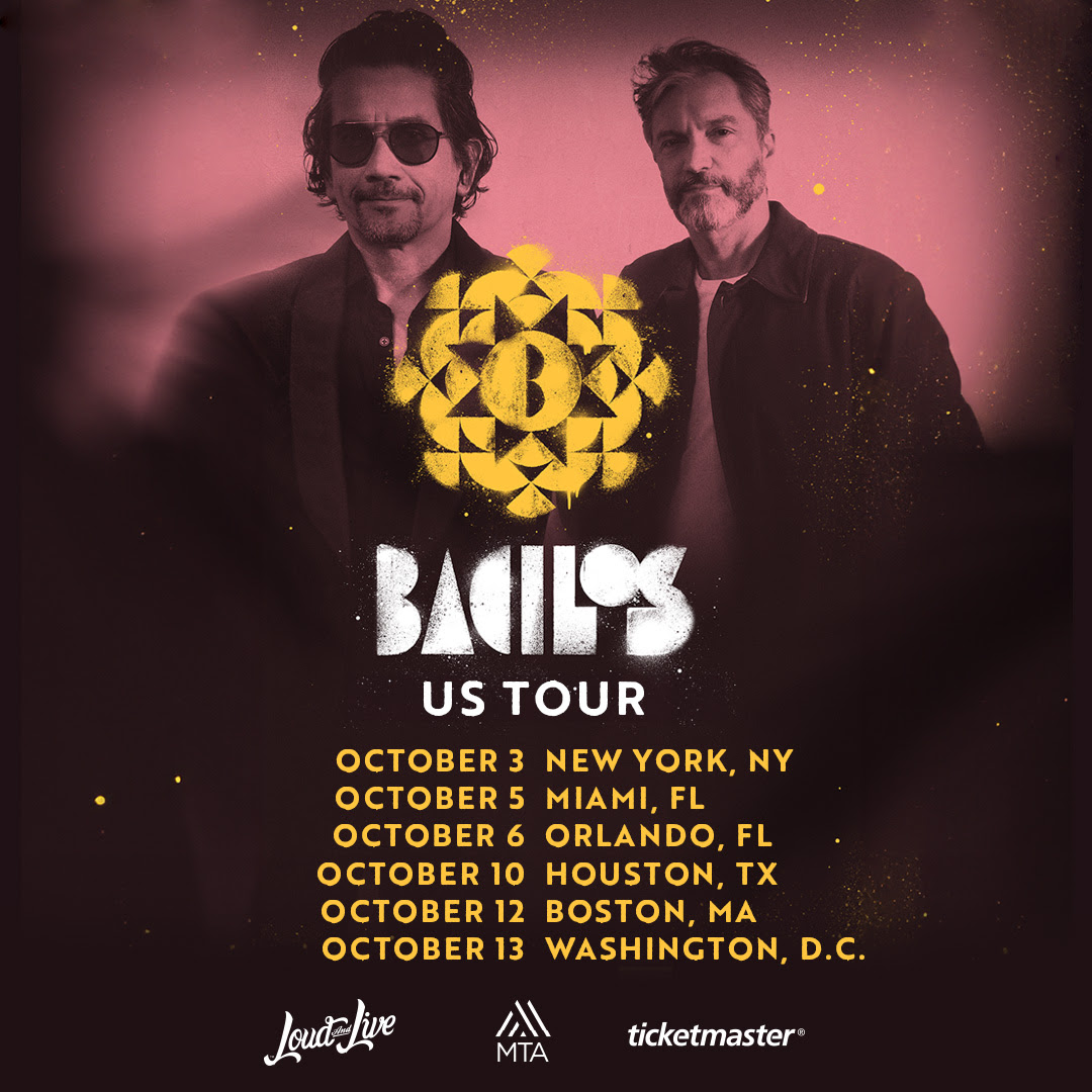 BACILOS ANUNCIA SU NUEVA GIRA La gira comenzará el 3 de Octubre y recorrerá seis ciudades de Estados Unidos