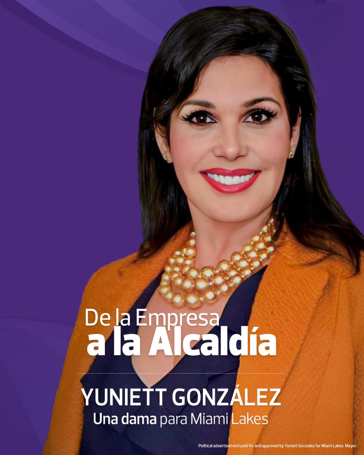 Una dama para Miami Lakes. Yuniett González quiere llevar la ciudad a un mejor destino