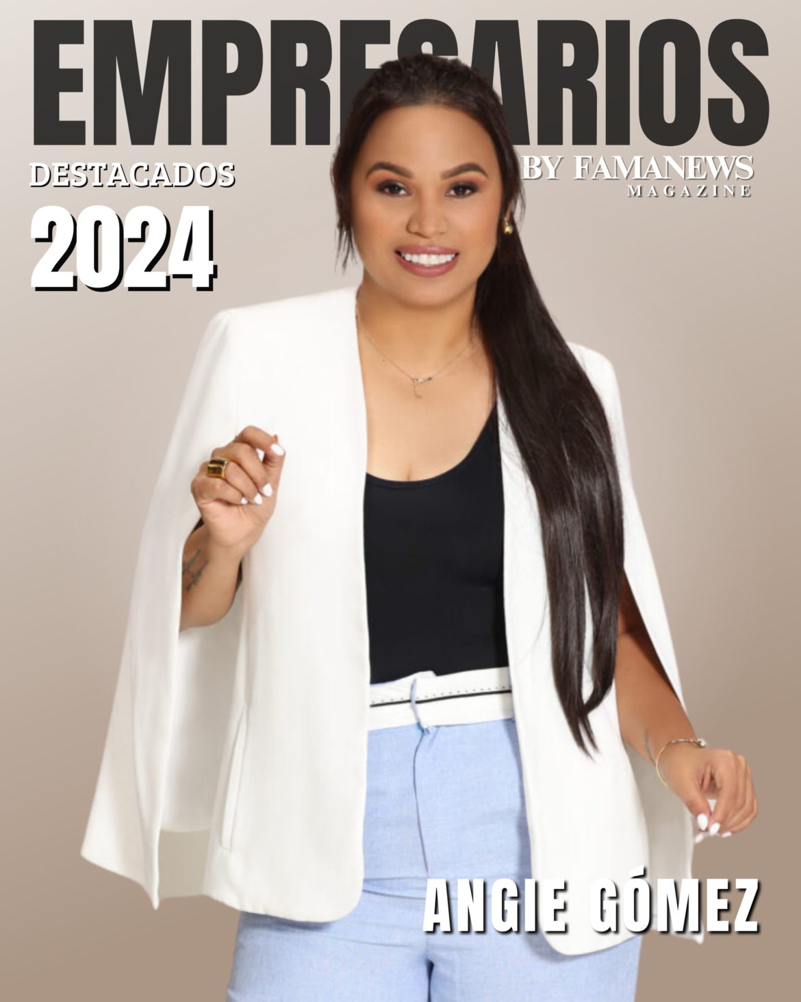 Angie Gómez en los 50 empresarios destacados 2024