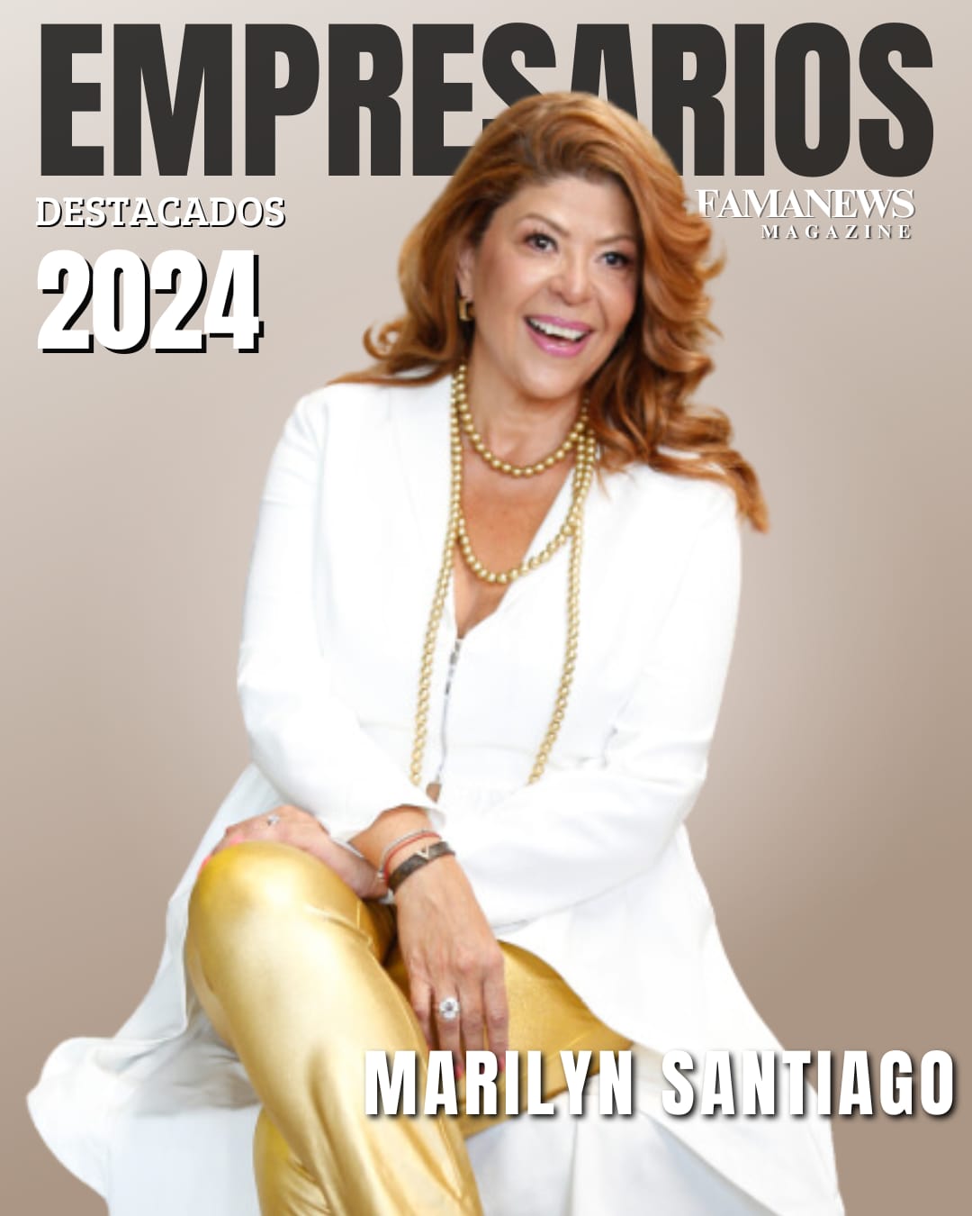 Marilyn Santiago en los 50 empresarios destacados 2024