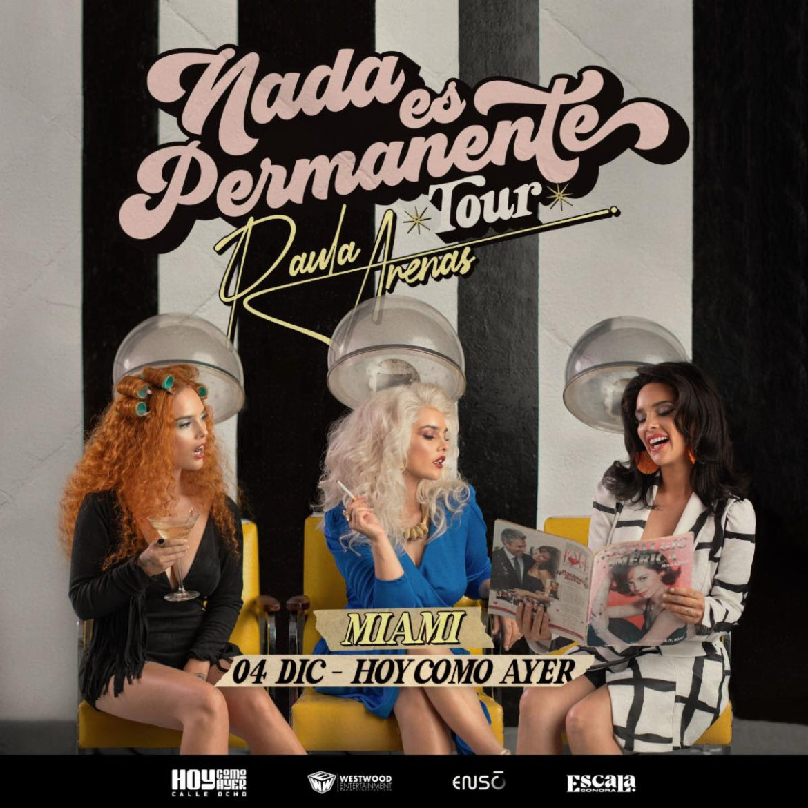 PAULA ARENAS LLEGA A MIAMI CON “NADA ES PERMANENTE TOUR”