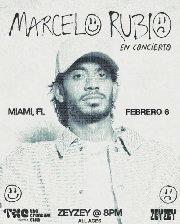 MARCELO RUBIO ANUNCIA SU PRIMER CONCIERTO