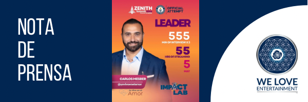 Carlos Mesber se  suma a Zenith Summit 2026 durante histórico intento de Récord Guinness liderado por César Ruiz
