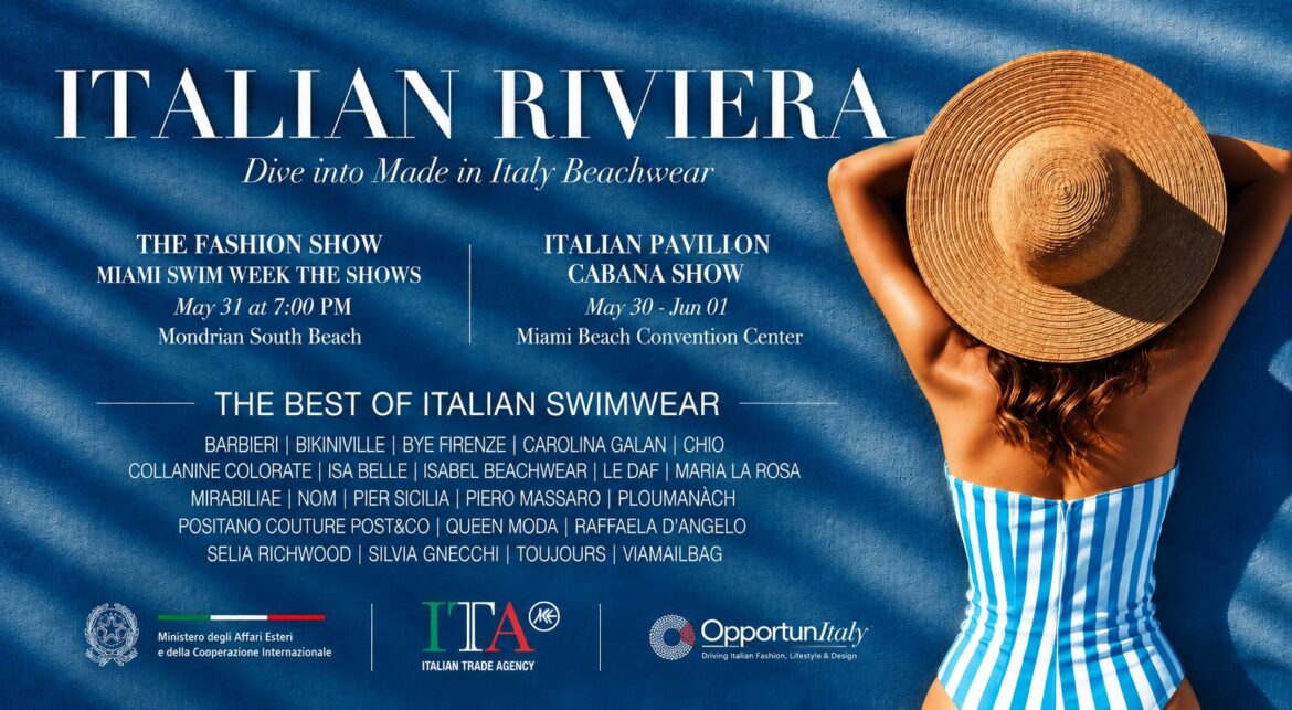 El Made in Italy se apodera de Miami Swim Week y Cabana con “Italian Riviera”