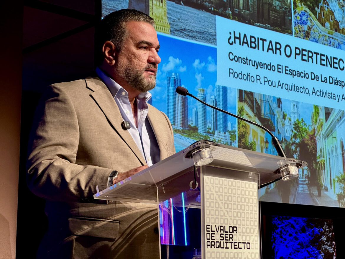 Antesala del Congreso Mundial de Arquitectos: Rodolfo Pou presenta en Barcelona una visión de la arquitectura centrada en las diásporas y el sentido de pertenencia