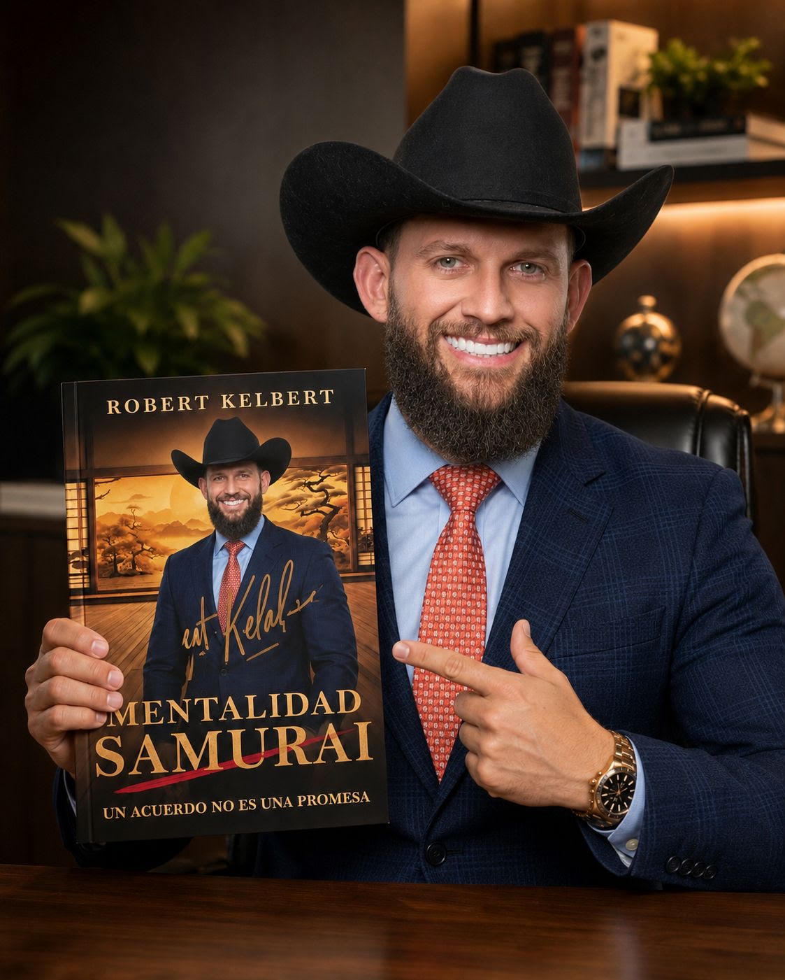 Robert Kelbert presenta Mentalidad Samurái, un libro sobre disciplina, propósito y liderazgo