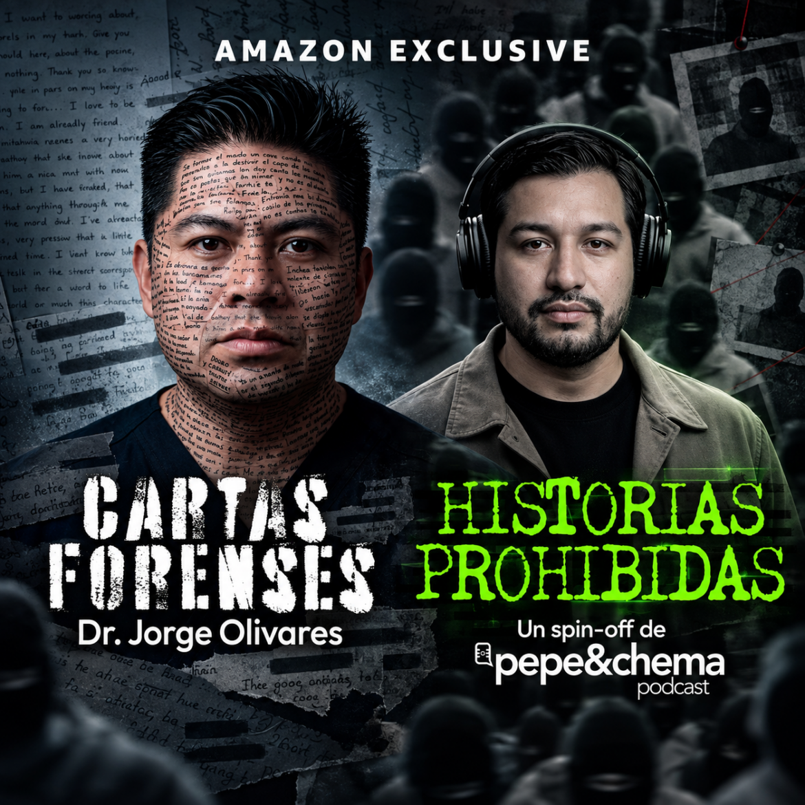  AMAZON MUSIC ESTRENA VIDEO PODCASTS CON CARTAS FORENSES E HISTORIAS PROHIBIDAS