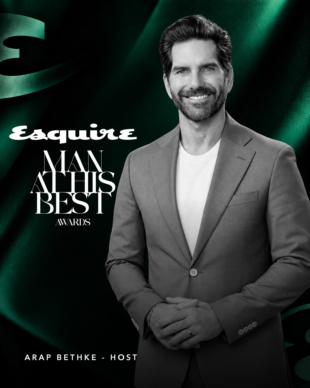 Elegido Arap Bethke conductor de los Esquire Awards 2026